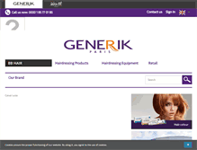 Tablet Screenshot of generik.fr